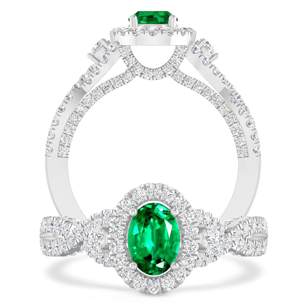 White Gold - Emerald