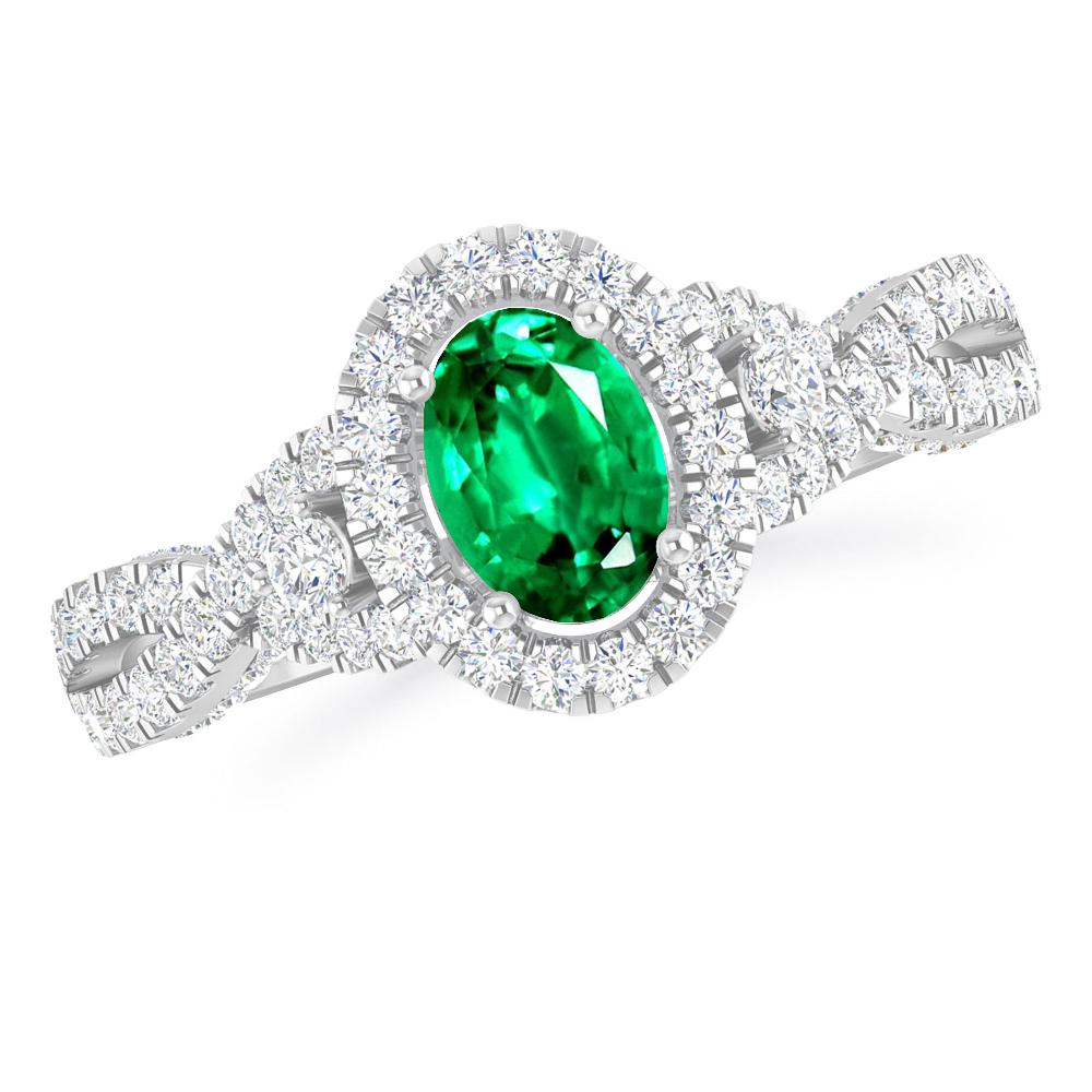 White Gold - Emerald