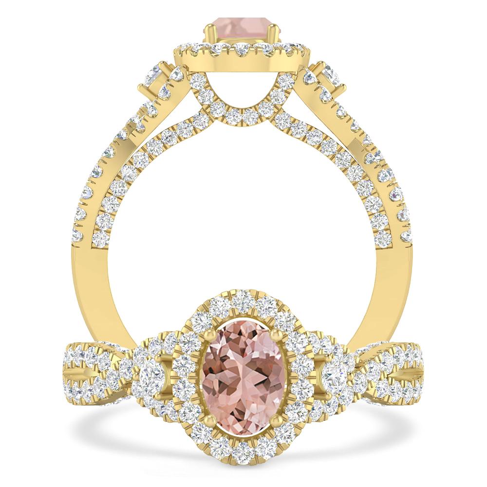 Yellow Gold - Morganite