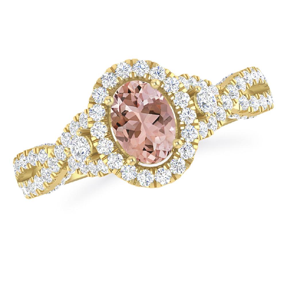 Yellow Gold - Morganite