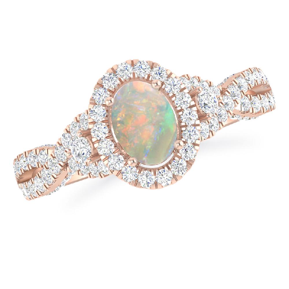 Rose Gold - Opal