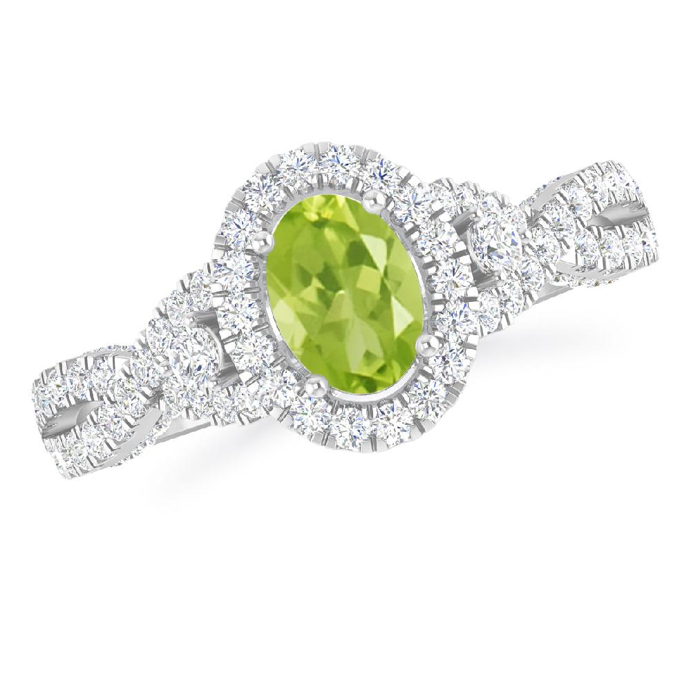 White Gold - Peridot