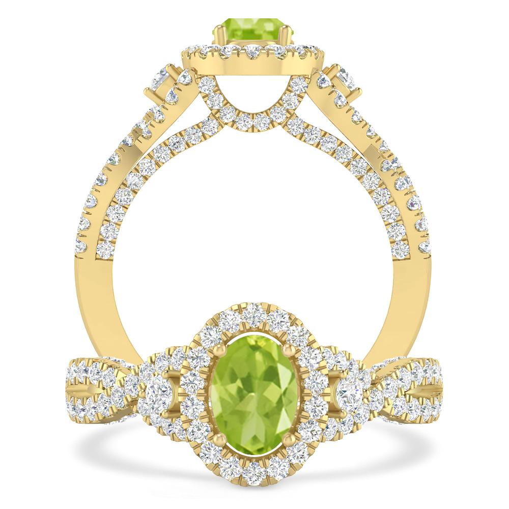 Yellow Gold - Peridot