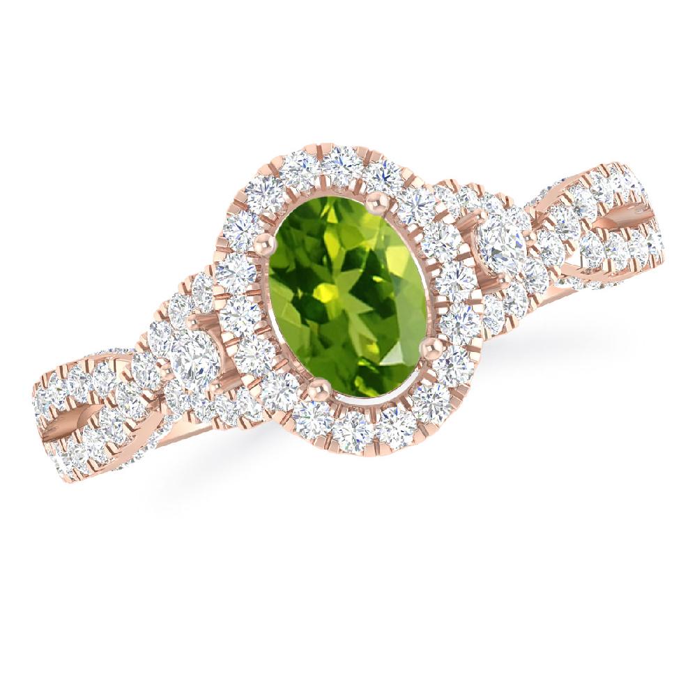 Rose Gold - Peridot