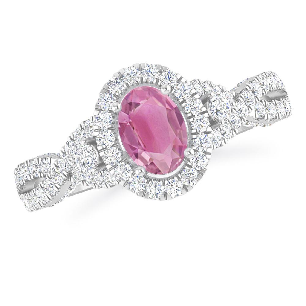 White Gold - Pink Tourmaline