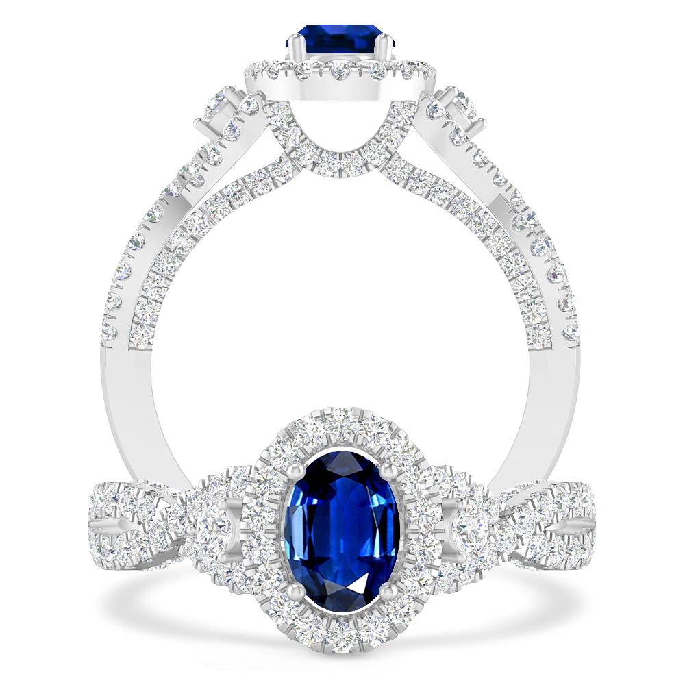 White Gold - Sapphire