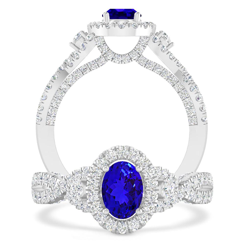 White Gold - Tanzanite