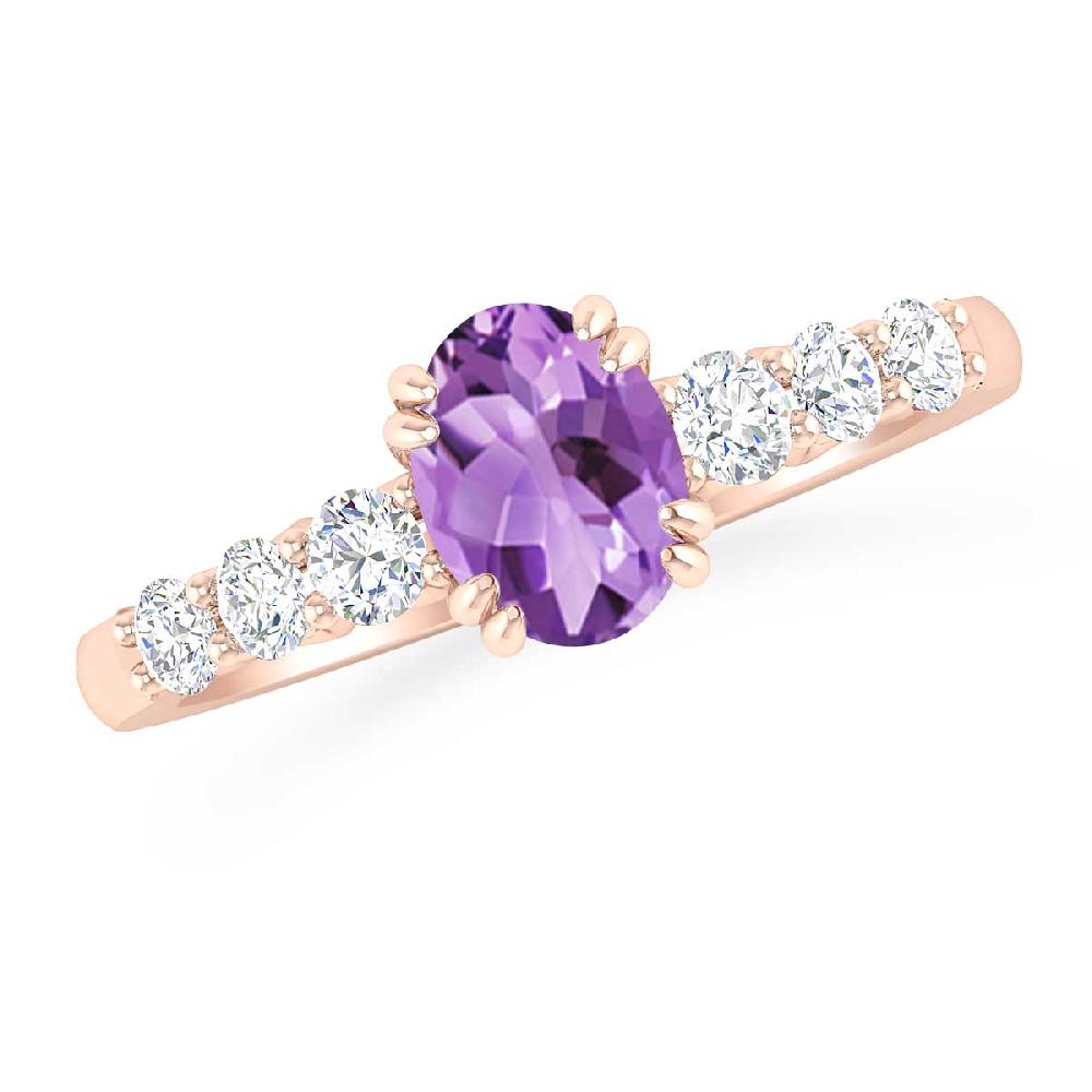 Rose Gold - Amethyst