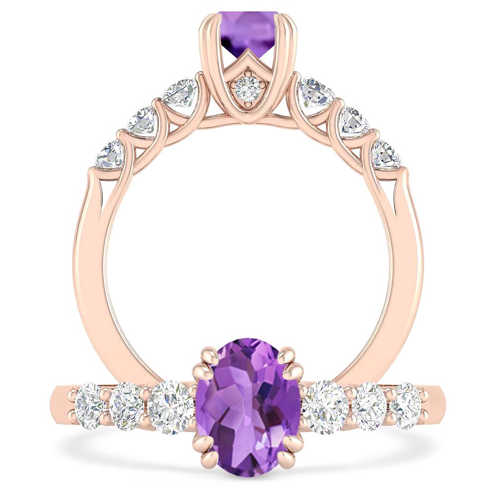 Rose Gold - Amethyst