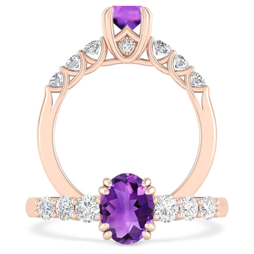 Rose Gold - Amethyst