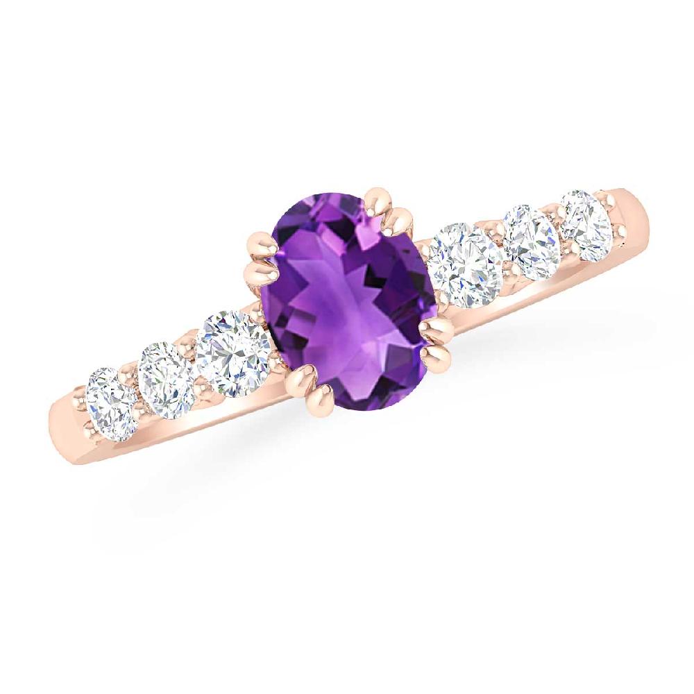 Rose Gold - Amethyst