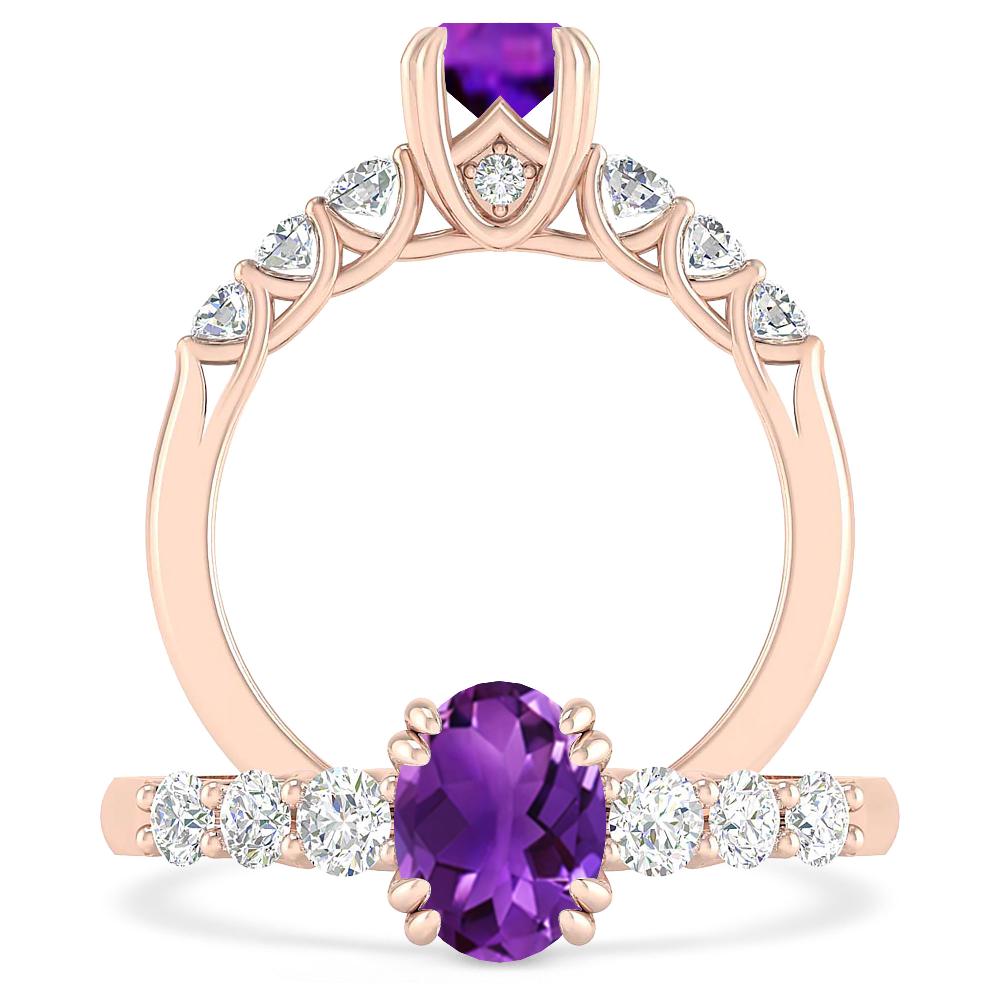 Rose Gold - Amethyst