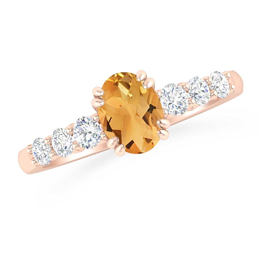 Rose Gold - Citrine