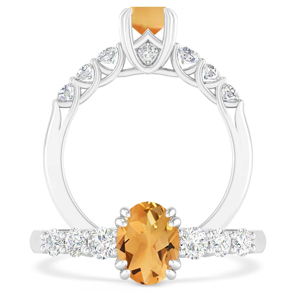 White Gold - Citrine