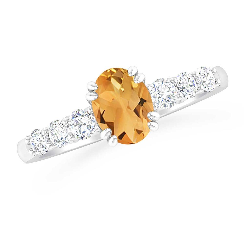 White Gold - Citrine