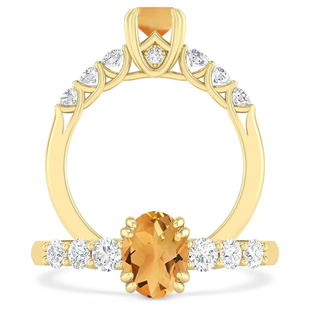 Yellow Gold - Citrine