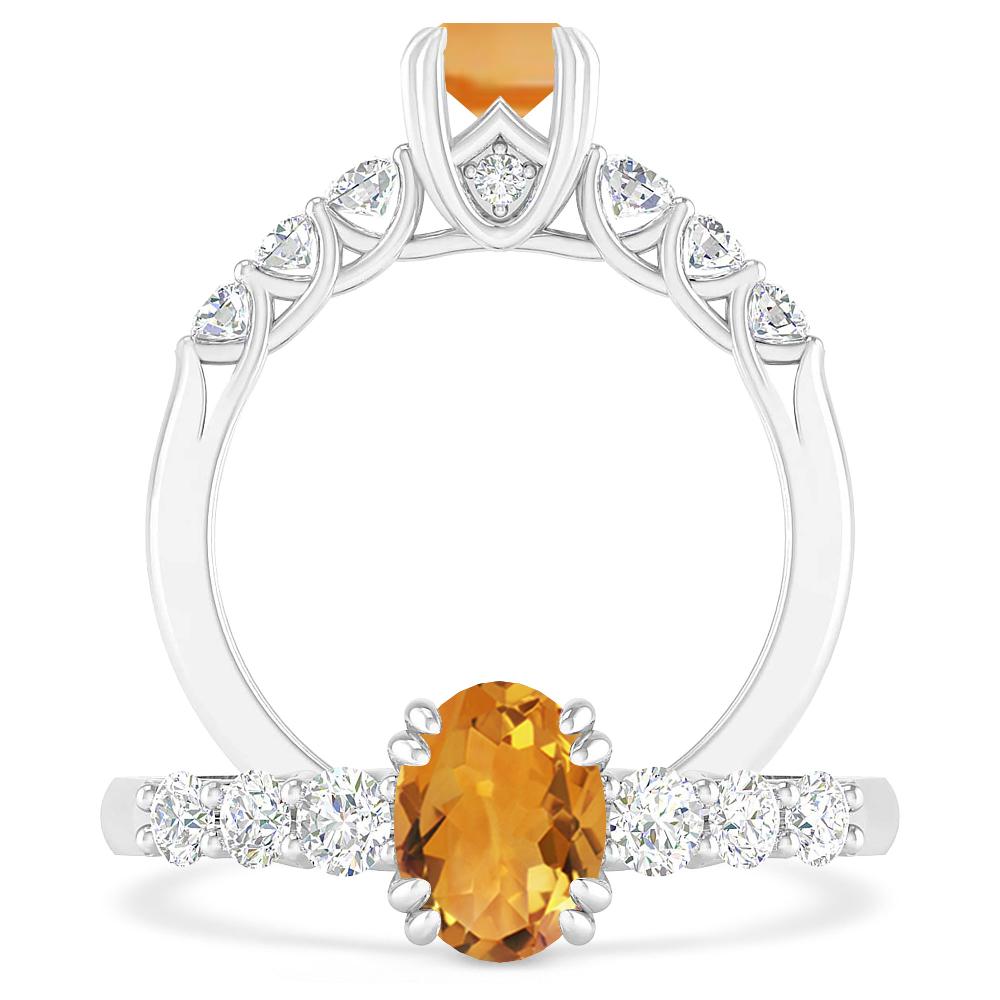 White Gold - Citrine