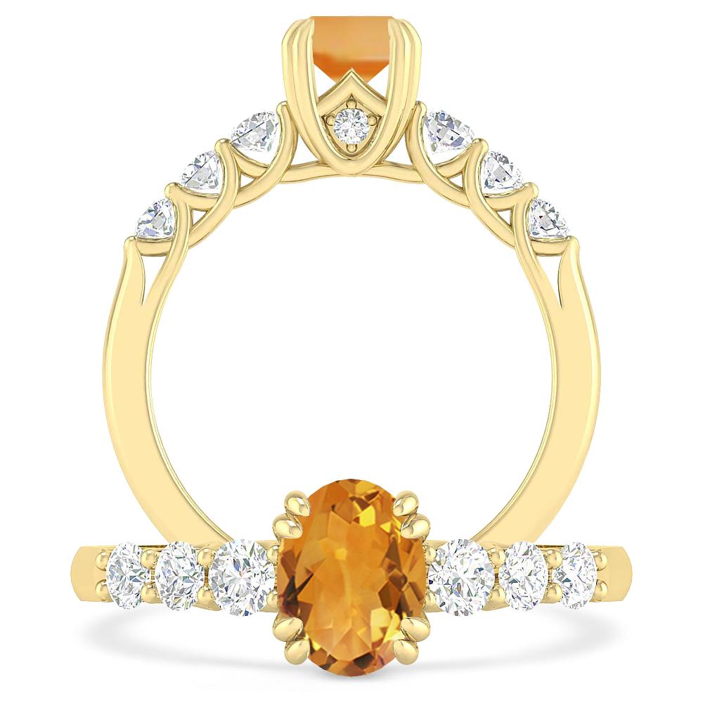 Yellow Gold - Citrine