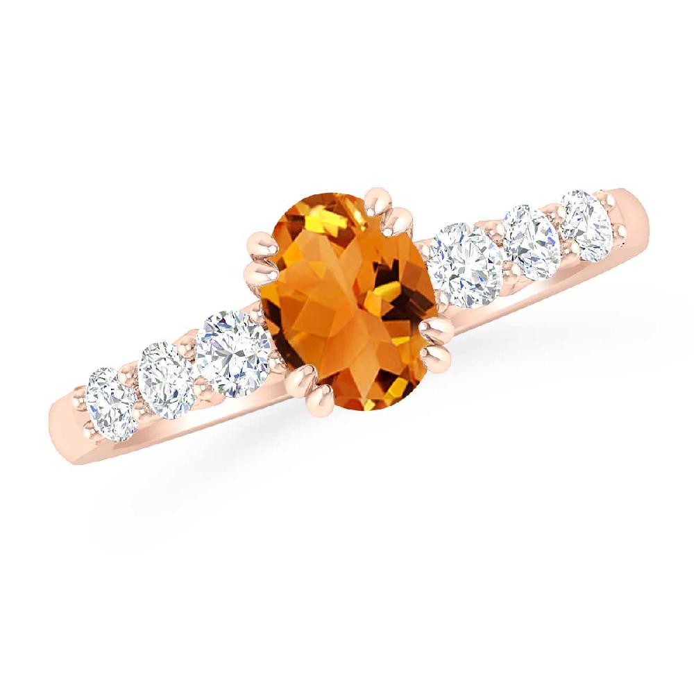 Rose Gold - Citrine