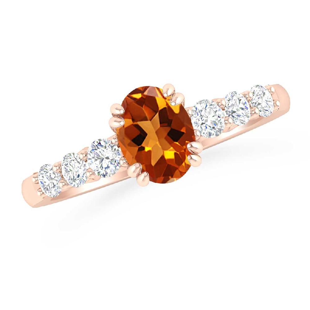 Rose Gold - Citrine