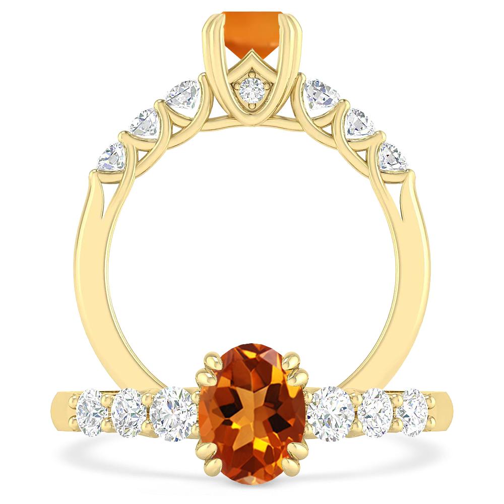 Yellow Gold - Citrine