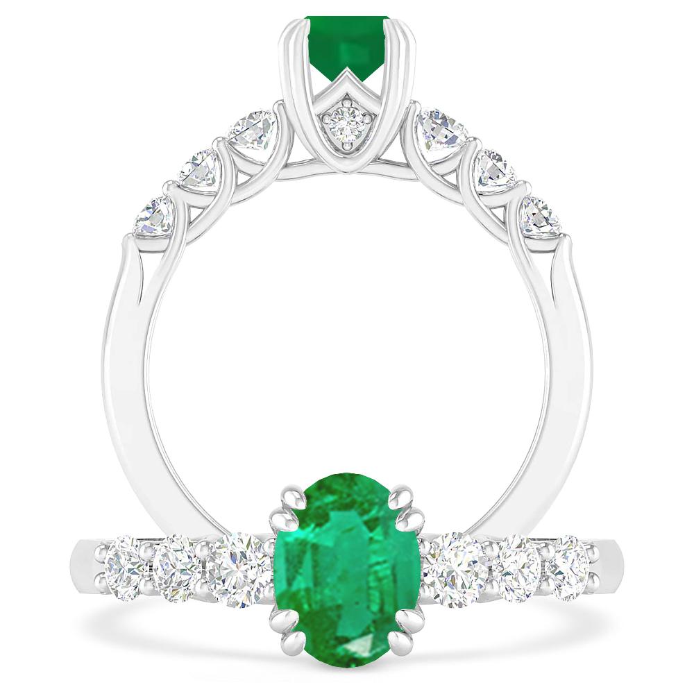 White Gold - Emerald