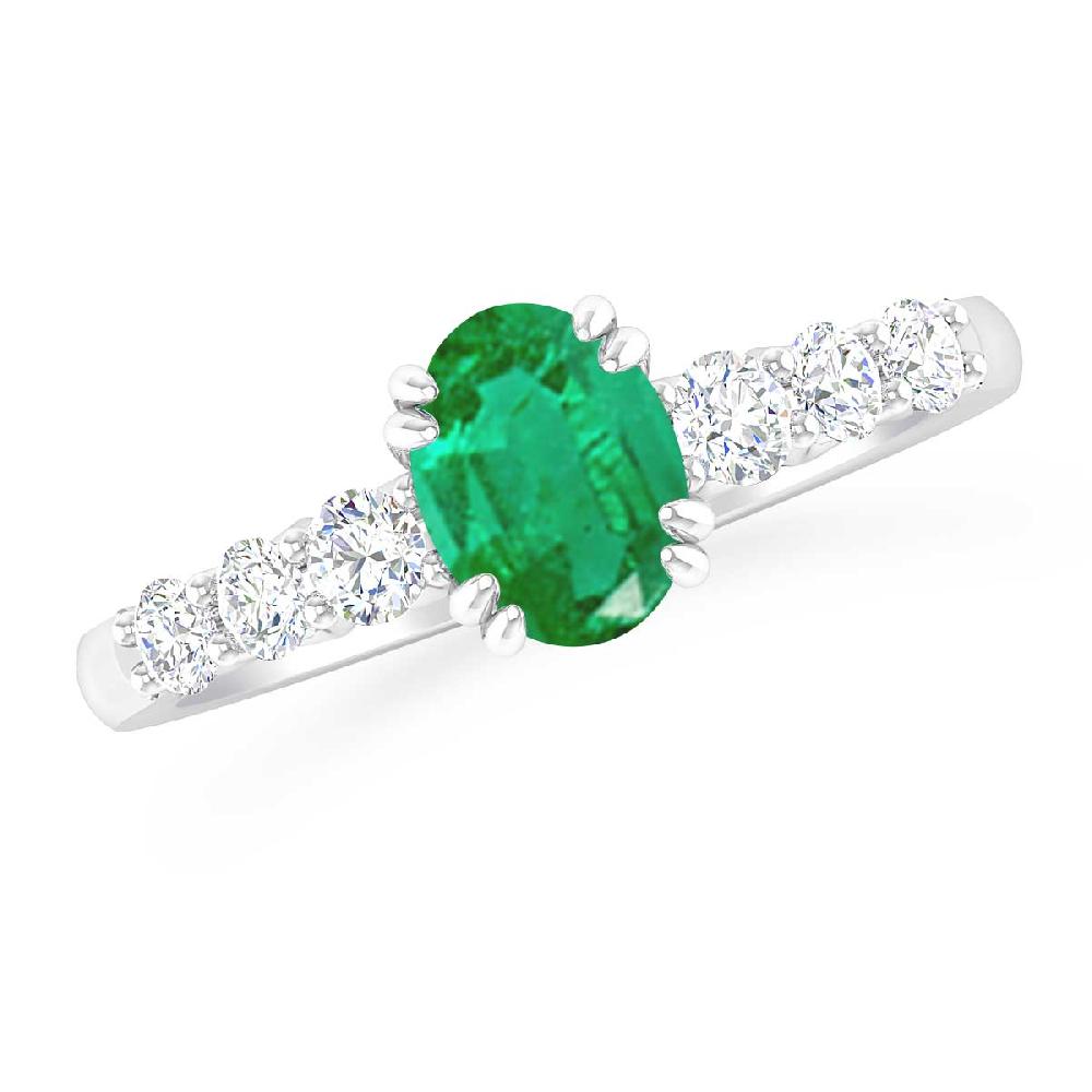 White Gold - Emerald