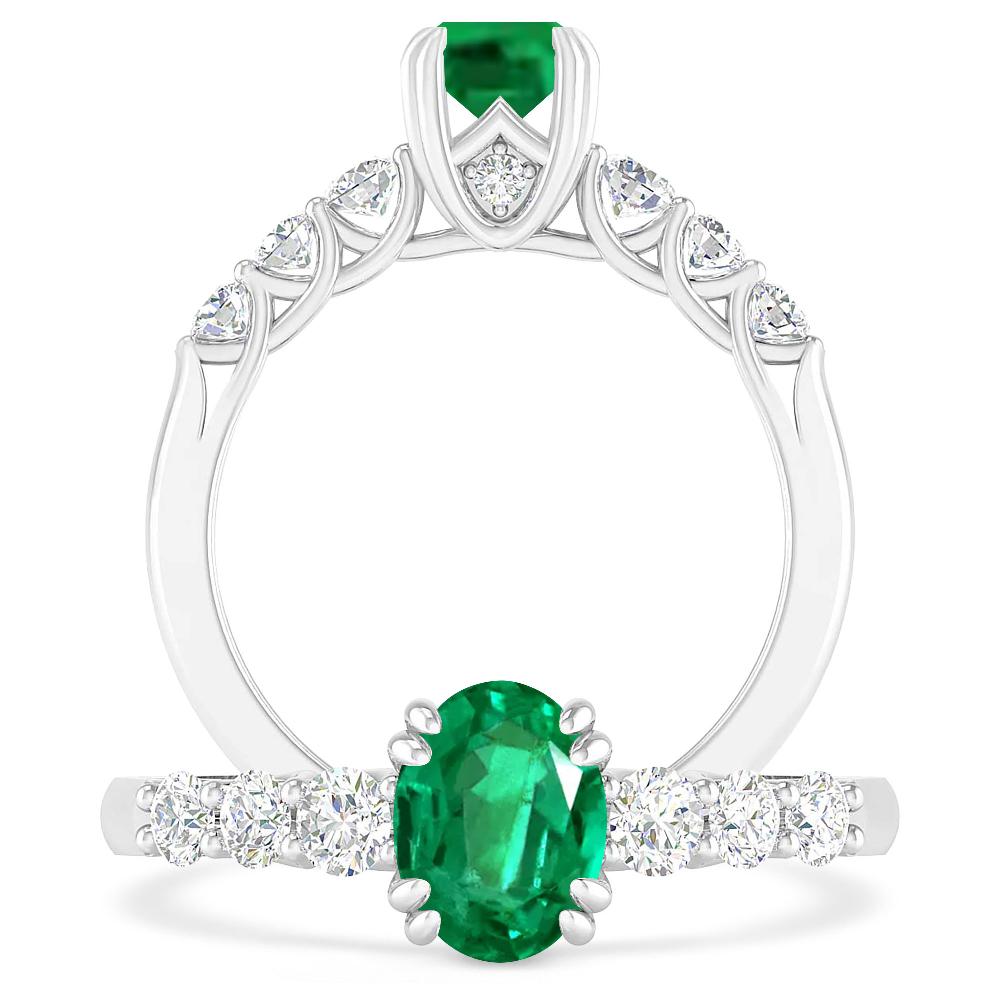 White Gold - Emerald