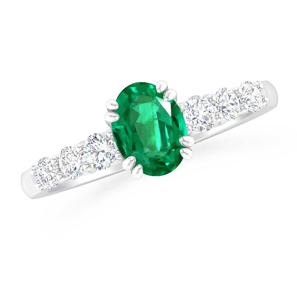 White Gold - Emerald