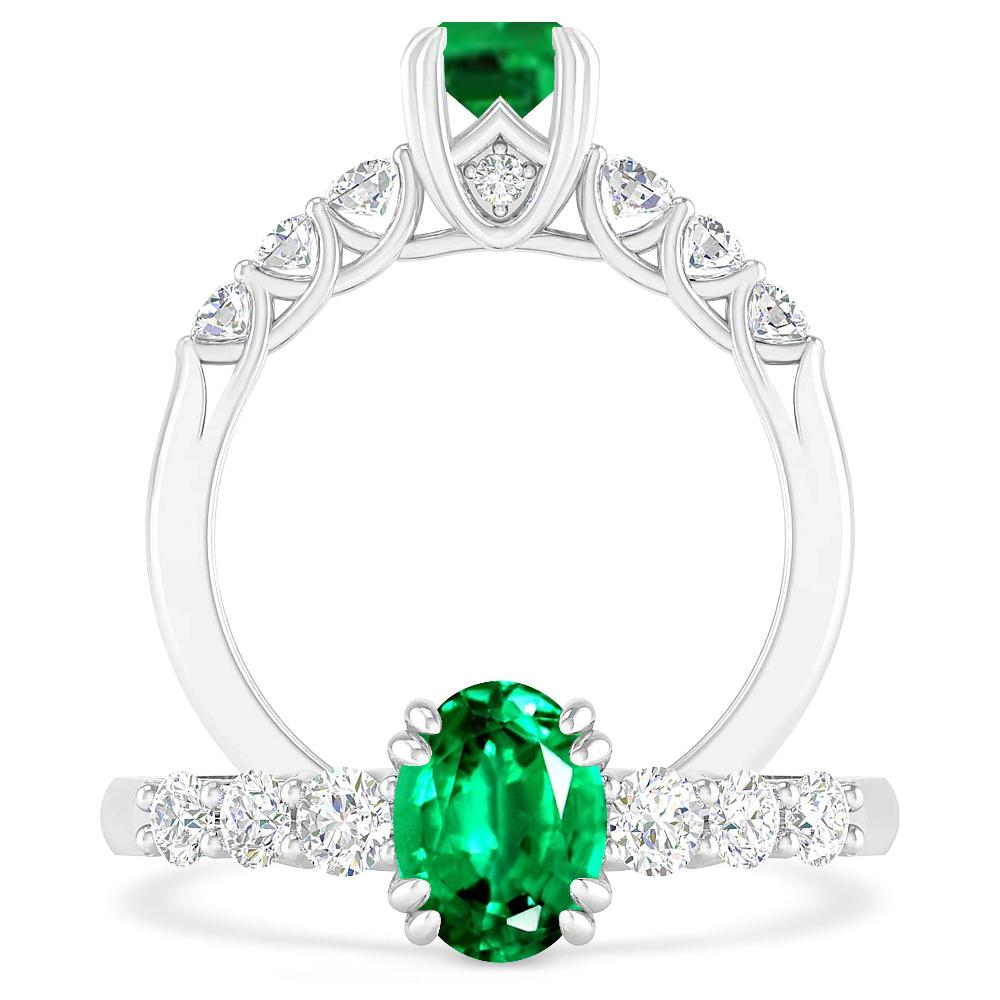 White Gold - Emerald