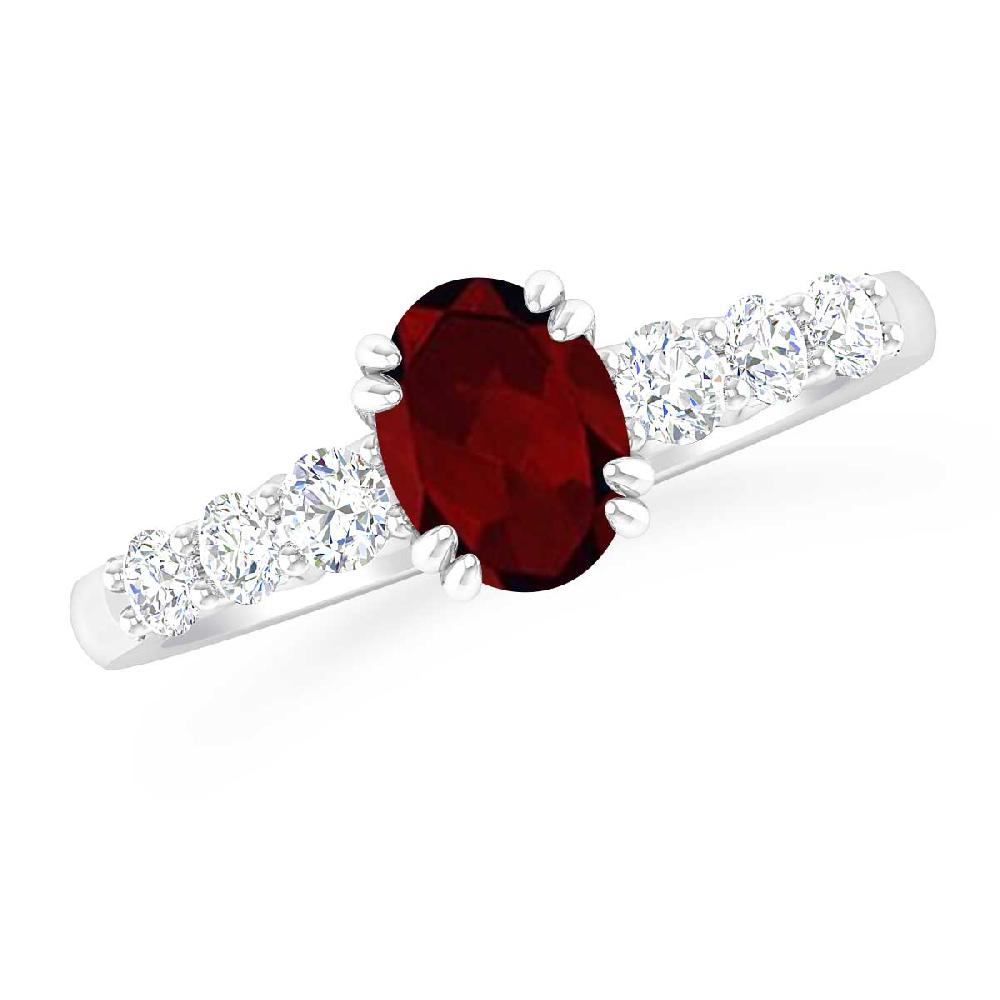 White Gold - Garnet