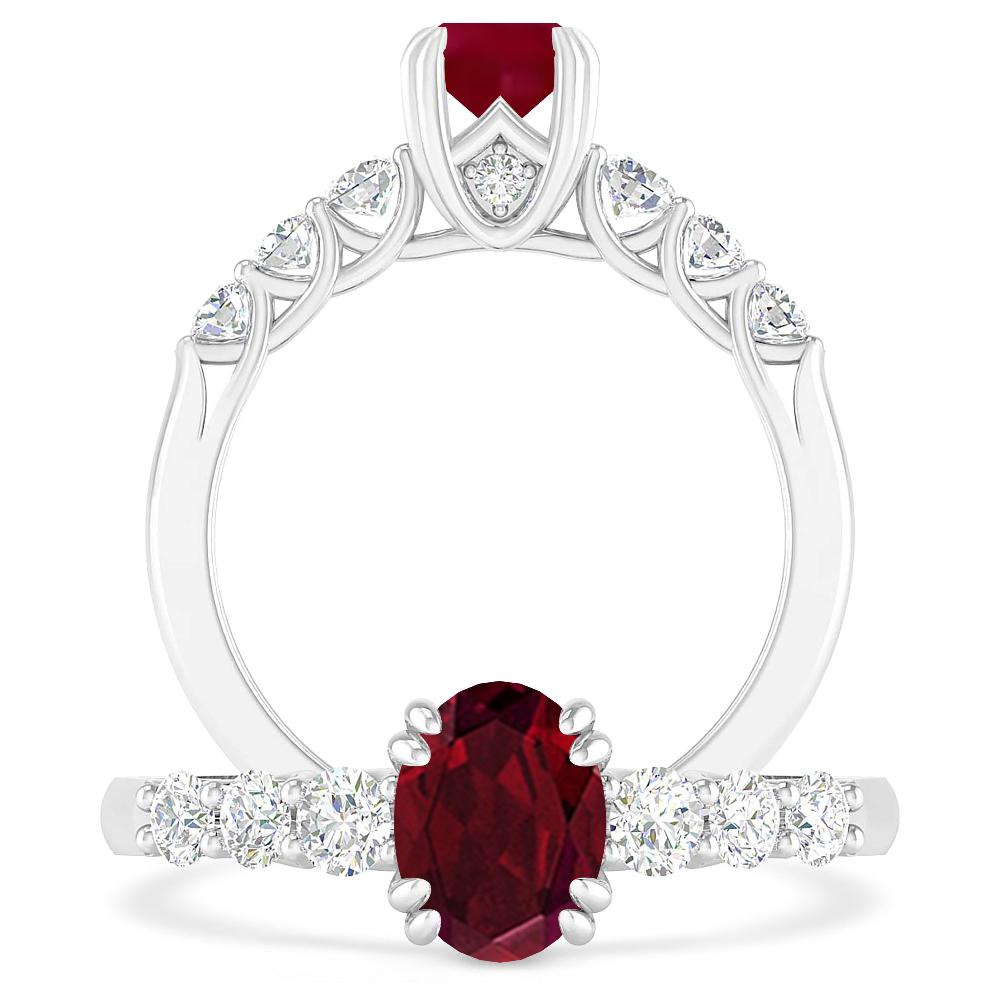 White Gold - Garnet