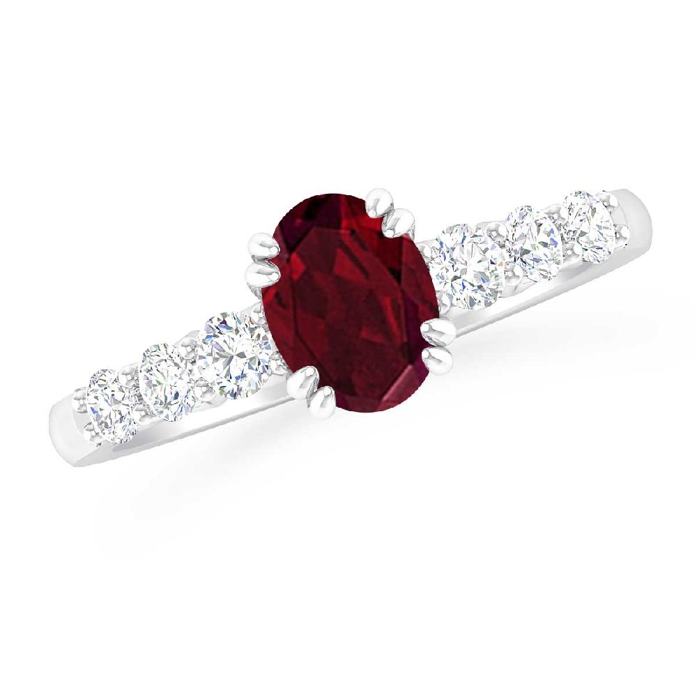 White Gold - Garnet