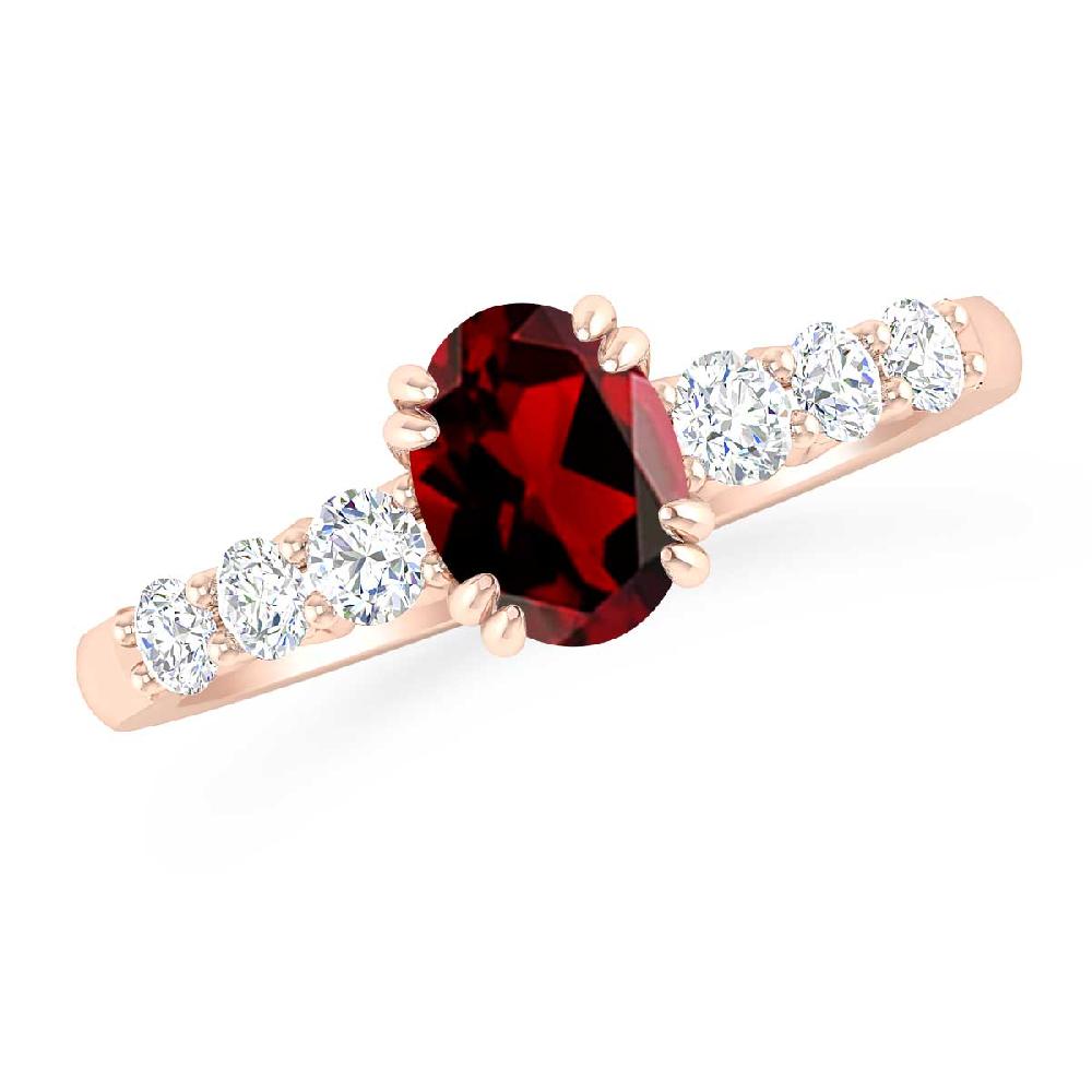 Rose Gold - Garnet