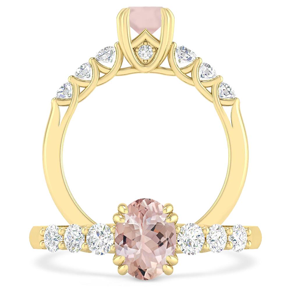 Yellow Gold - Morganite