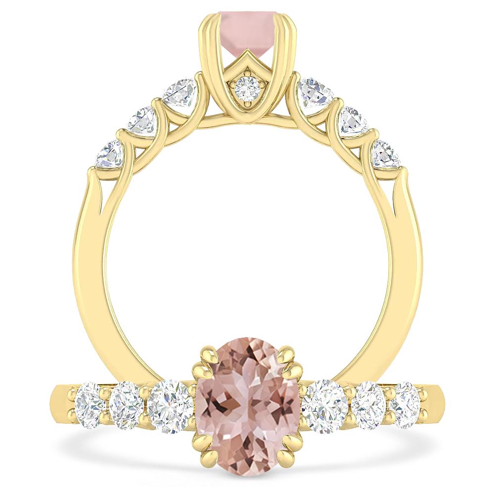 Yellow Gold - Morganite