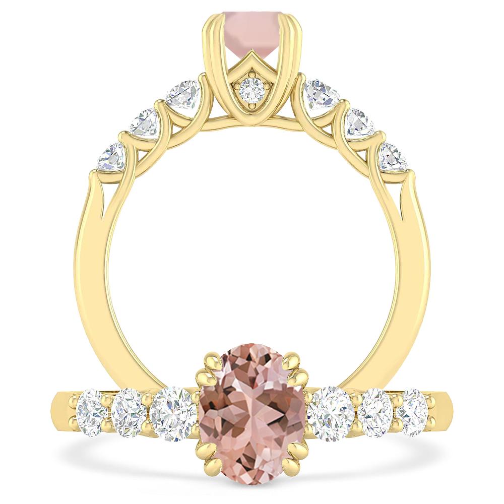 Yellow Gold - Morganite