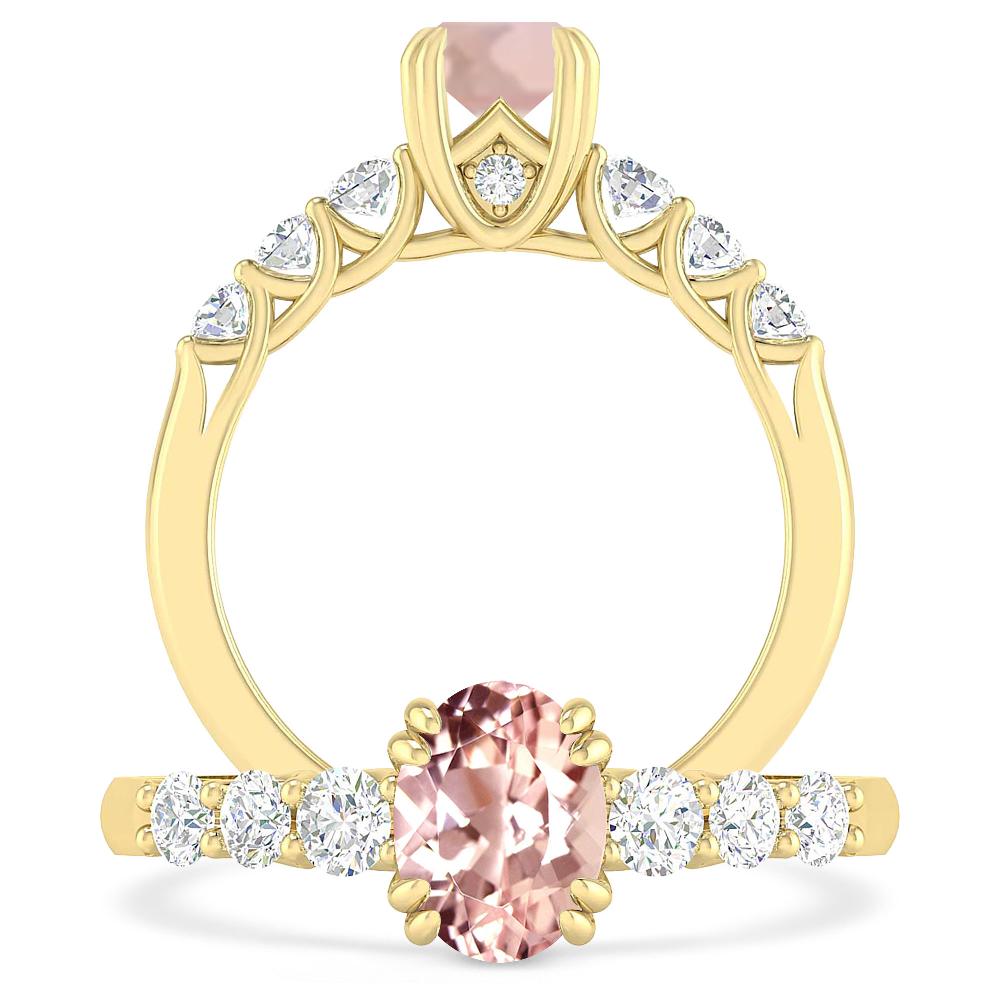 Yellow Gold - Morganite