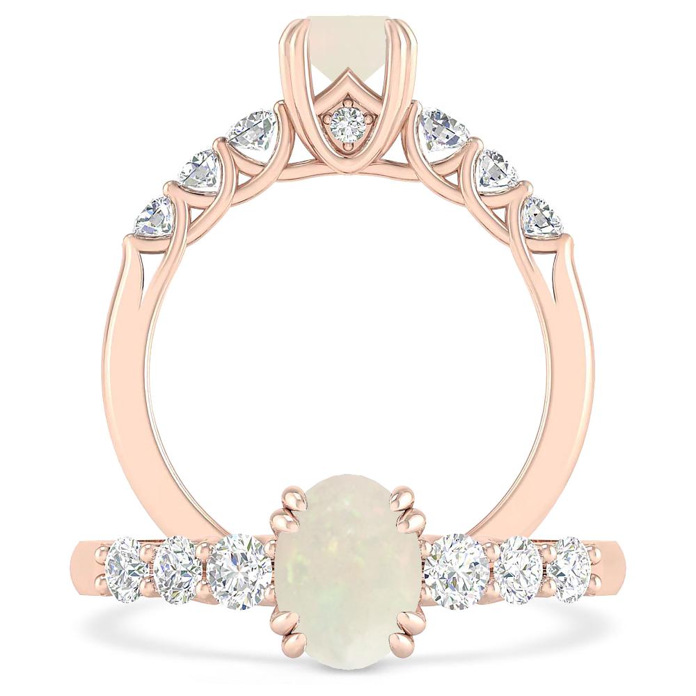 Rose Gold - Opal