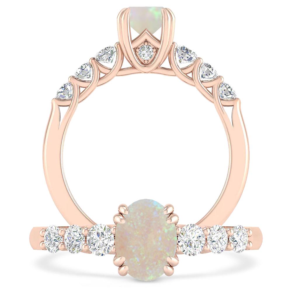 Rose Gold - Opal