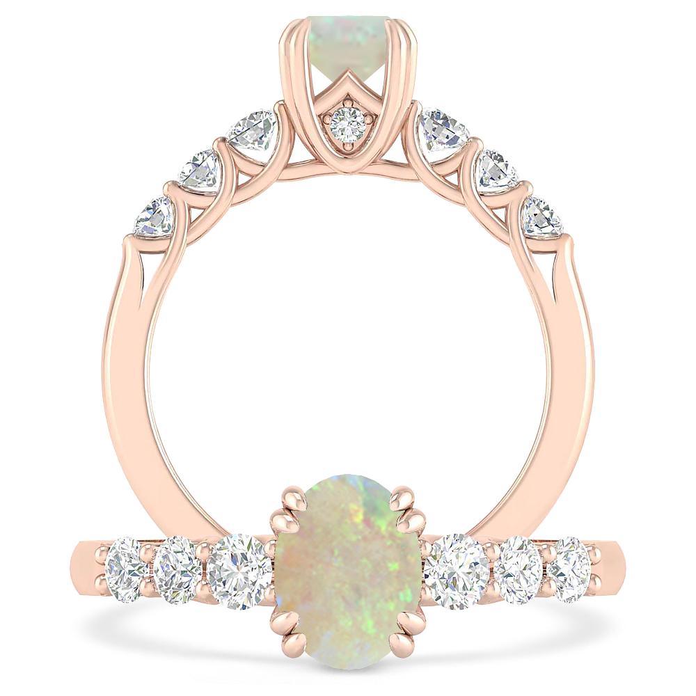 Rose Gold - Opal