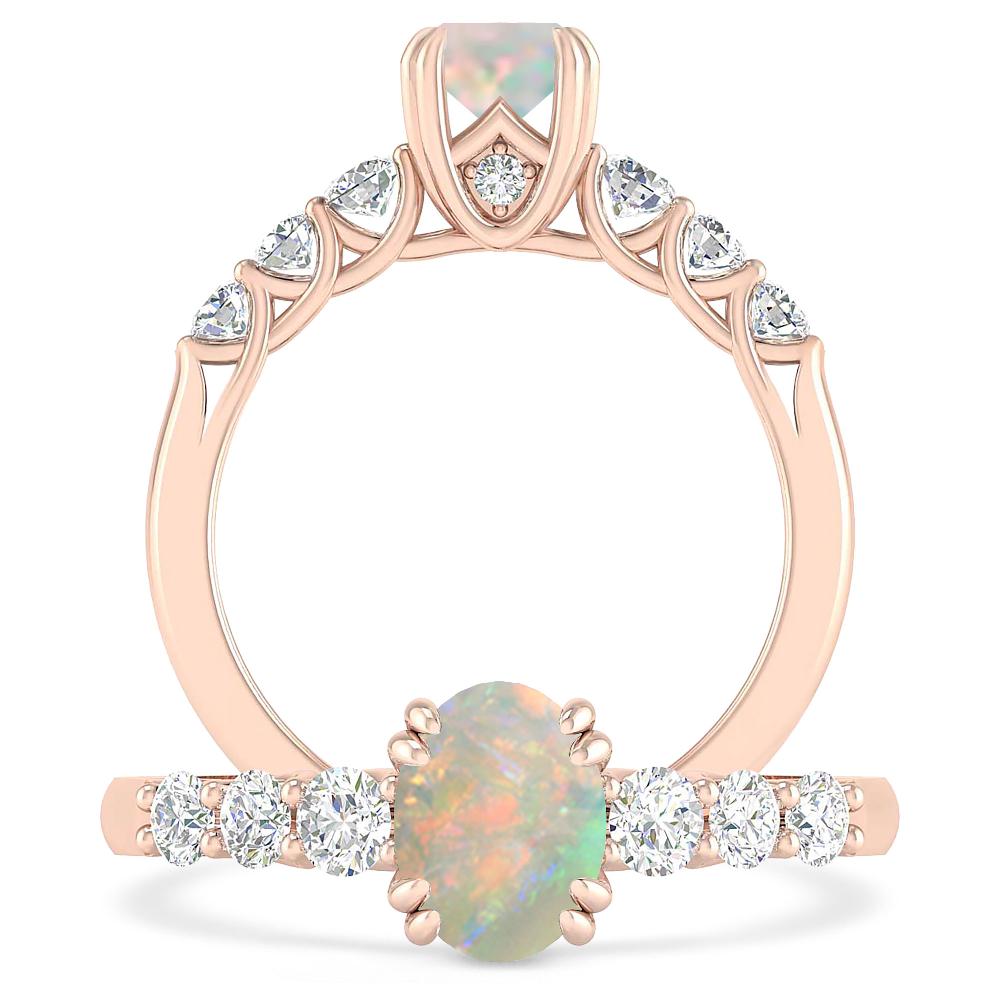 Rose Gold - Opal