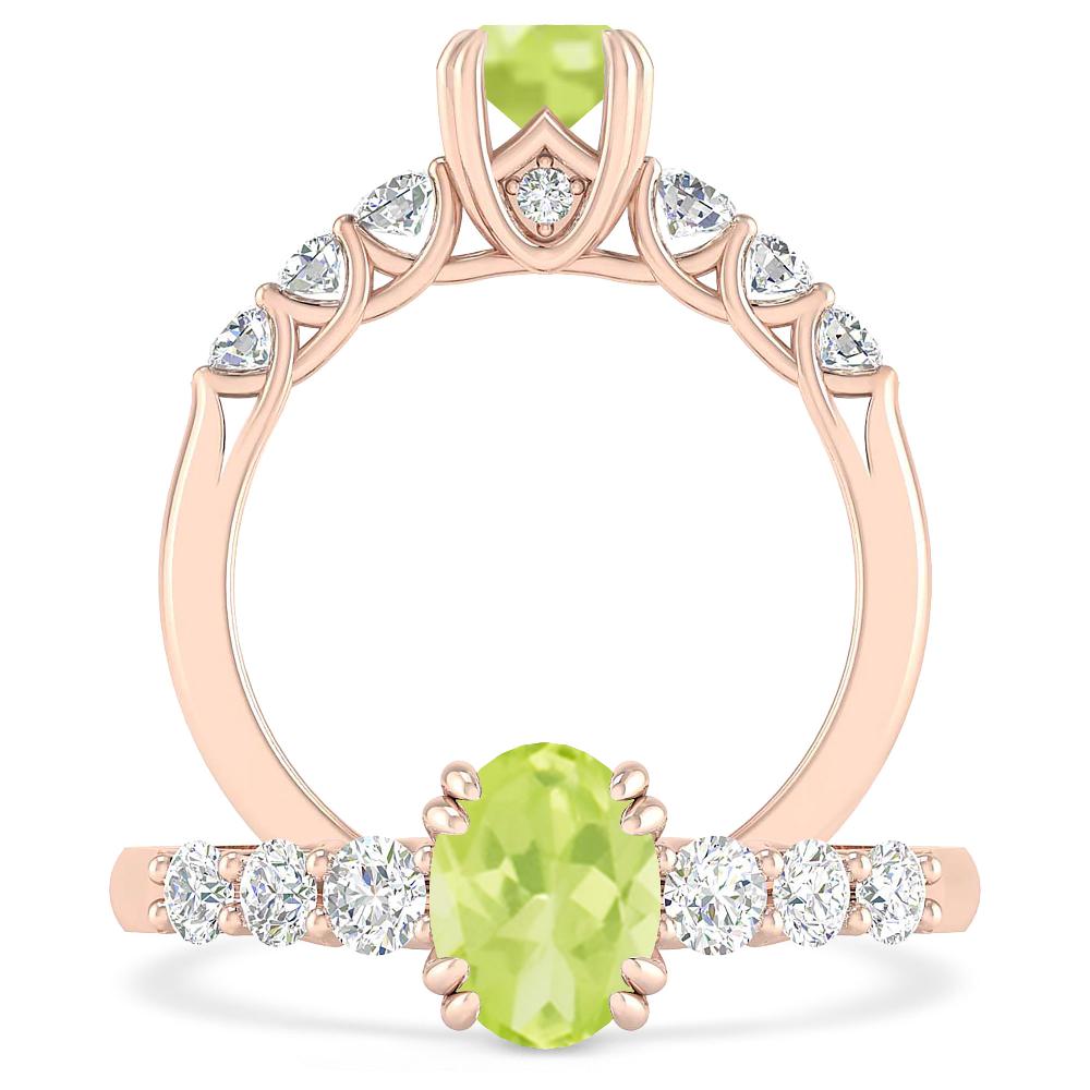 Rose Gold - Peridot