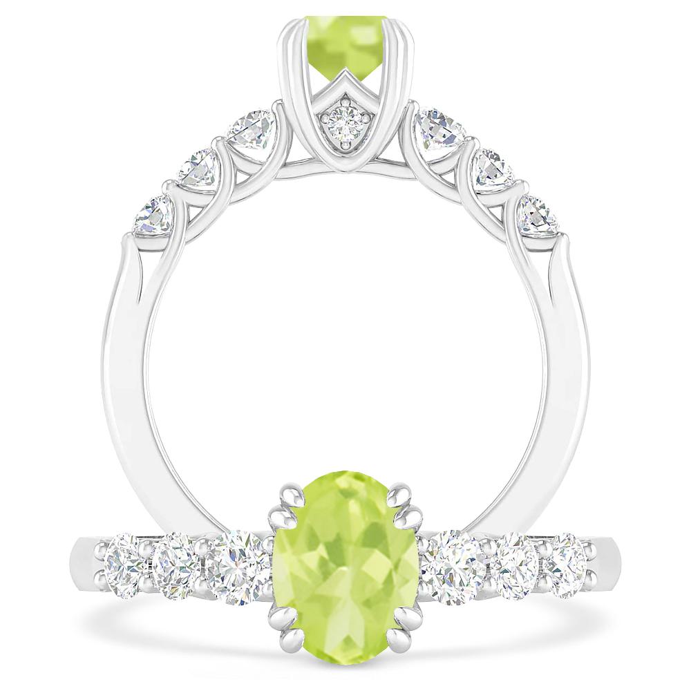 White Gold - Peridot