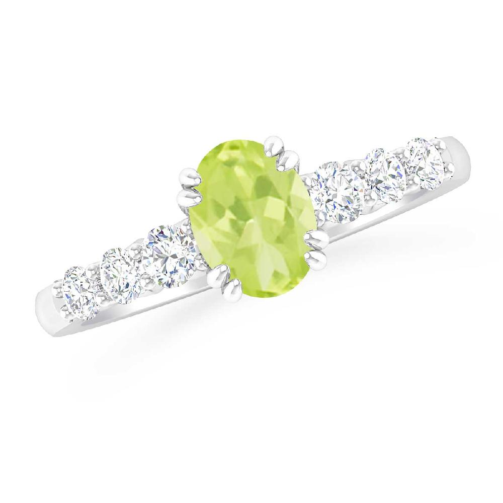 White Gold - Peridot