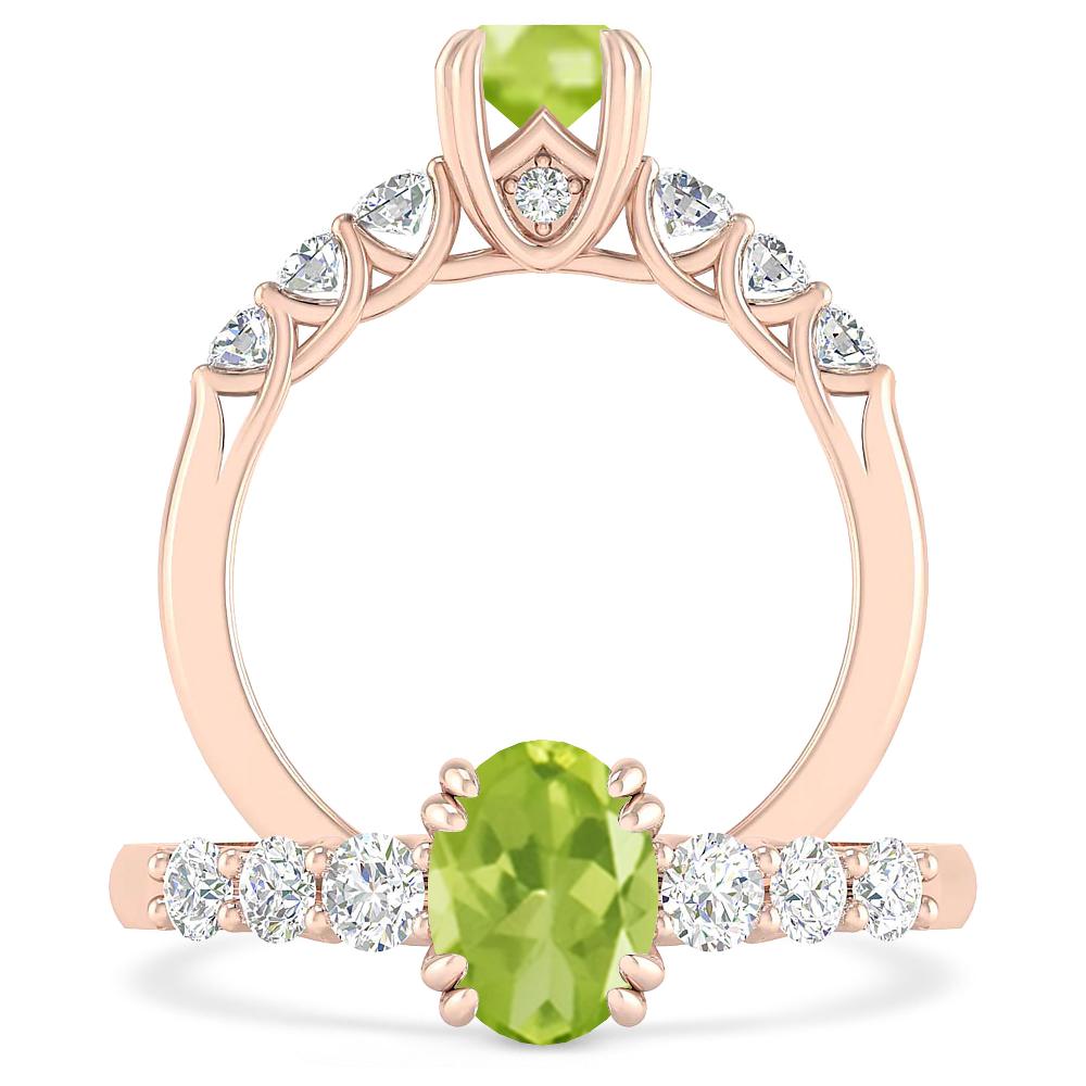 Rose Gold - Peridot