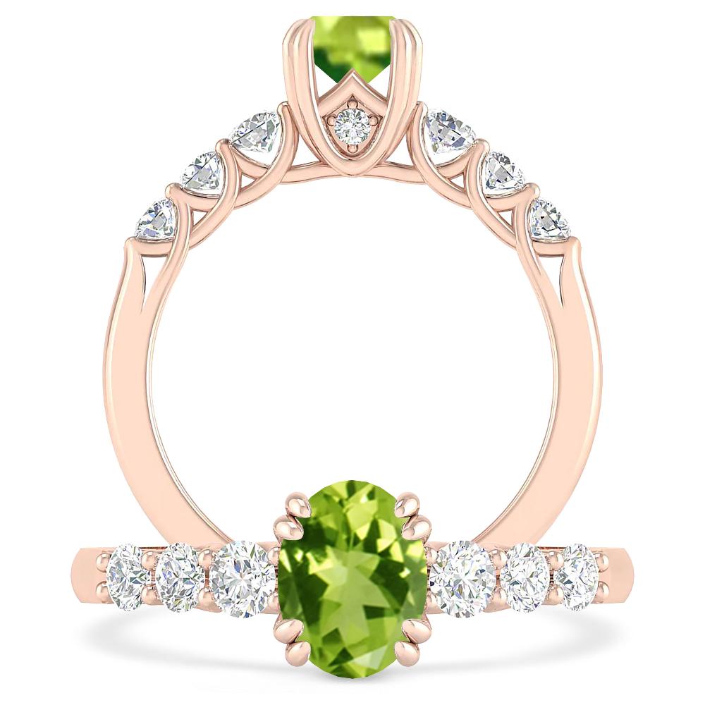 Rose Gold - Peridot