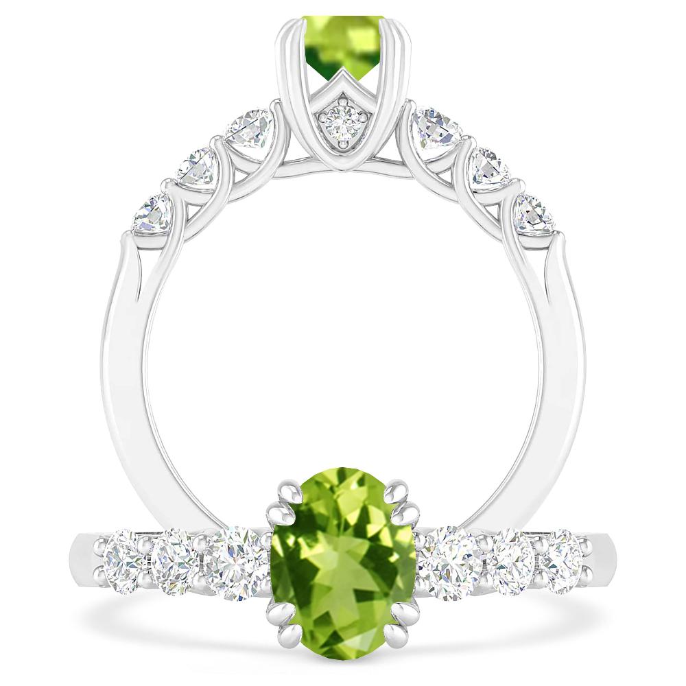 White Gold - Peridot