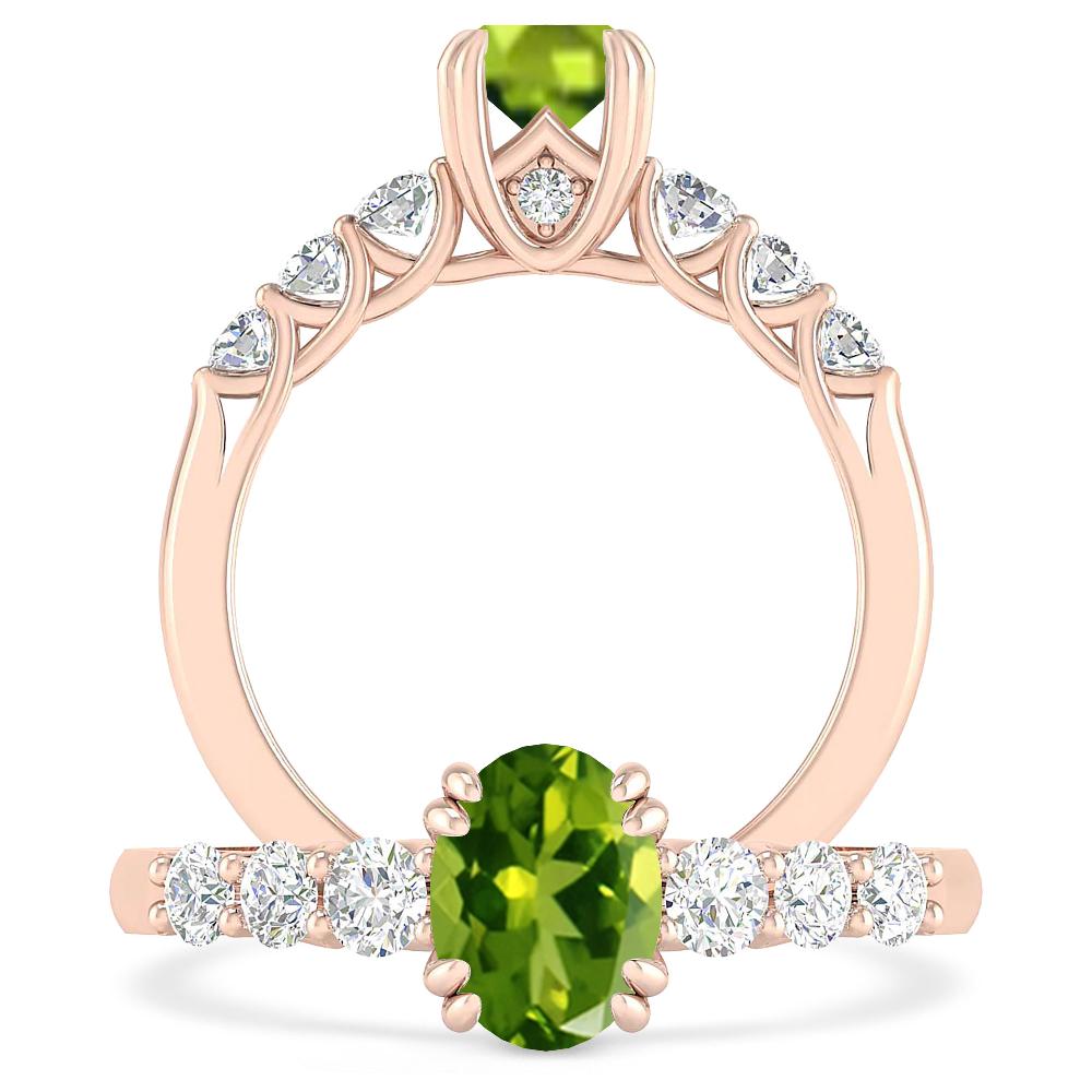 Rose Gold - Peridot