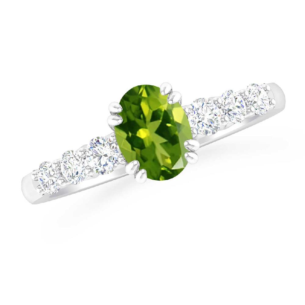 White Gold - Peridot